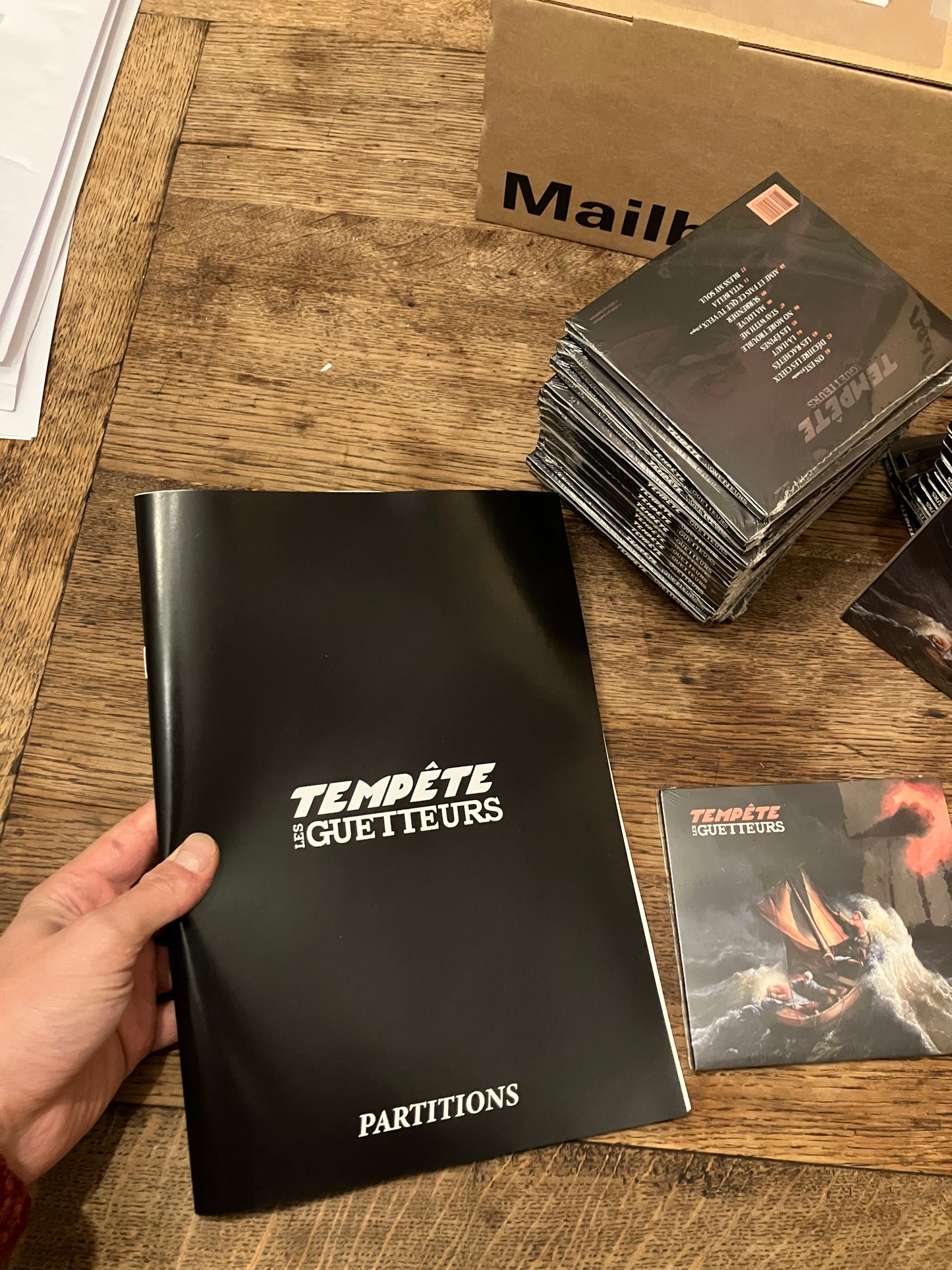 Livret partitions album "Tempête"